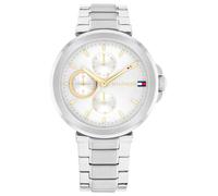 Tommy Hilfiger Montre Analogique Multifunction à Quartz pour Femme avec Bracelet en Acier Inoxydable argenté - 1782753