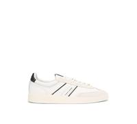 Tommy Jeans Baskets basses 'THE GREENWICH EDGE' noir / blanc / blanc cassé, Taille 45