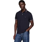 Tommy Hilfiger Tipped Slim Fit Polo Mw0Mw37346 S/S, Blue (Desert Sky), L Homme