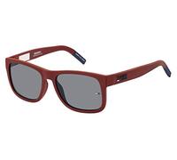 Tommy Hilfiger tj 0001/s, Lunettes De Soleil Mixte, matte red, 52
