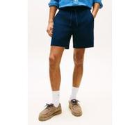Tommy Hilfiger Tjm Linen Blend Pull Shorts Dark Night Navy Taille: S | Shorts de Sport Outlet | Homme | Blanche
