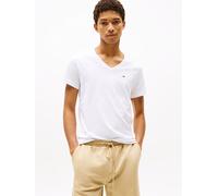 Tommy Hilfiger TJM Original Jersey T-shirt à col en V pour homme, blanc - Taille M