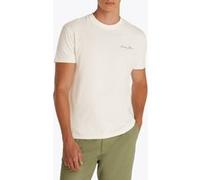 Tommy Hilfiger Tjm Reg Sig Sailing Ancient White Taille: L | T-shirts avec imprimés Outlet | Homme | Blanche