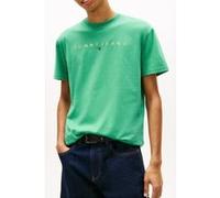 Tommy Hilfiger Tjm Regular Linear Logo Bahama Green Taille: S | T-shirts avec imprimés Outlet | Homme | Vert