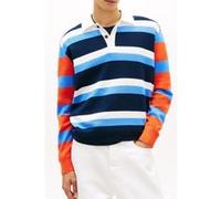 Tommy Hilfiger Tjm Regular Woven Rugby Sweater Blue Twilight Taille: L | Pulls Outlet | Homme | Bleu
