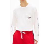 Tommy Hilfiger Tjm Relaxed La Ls Tee Ecru Taille: M | Manches longues Outlet | Homme | Marron