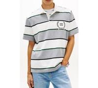 Tommy Hilfiger Tjm Relaxed Ss Stripe Polo Grey Heather Stripe Taille: XL | T-Shirts Outlet | Homme | Gris