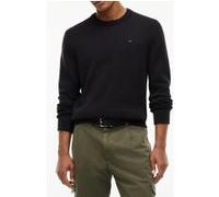 Tommy Hilfiger Tjm Slim Essential Sweater Black Taille: M | Pulls Outlet | Homme | Le Noir