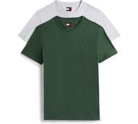 Tommy Hilfiger Tjm Xslim 2-pack Jersey T-shirt Grey Heather/shadow Pine Taille: S | T-shirts Basiques Outlet | Homme | Gris