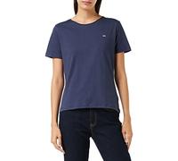 Tommy Hilfiger Tjw Slim Jersey C Neck Femme T-Shirt, Bleu Marine, S