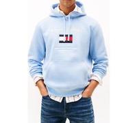 Tommy Hilfiger Tommy Embro Flag Hoodie Well Water Taille: M | Sweatshirts à capuche Outlet | Homme