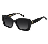 Tommy Hilfiger - Monogram Polarised Cat Eye Lunettes de soleil - unisex - Accessoires - Noir - Taille: 51 MM