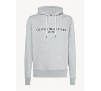 Tommy Hilfiger Sweat à Capuche Homme Core Tommy Logo avec Capuche, Gris (Cloud Heather), S