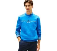 Tommy Hilfiger Tommy Logo Sweat-Shirt sans Capuche pour Homme, Bleu (Orbite Bleue), M