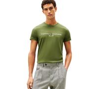 Tommy Hilfiger Tommy Logo Tee MW0MW11797 S/S T-Shirt, Vert, S, Vert (pin de Montagne), S