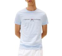 Tommy Hilfiger Tommy Logo Tee T-Shirt Homme Bleu (Breezy) L