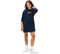 Tommy Hilfiger Tommy Puff Flower HWK Dress LS KG0KG08946 Robe Sweatshirt Bleu (Dark Night Navy), 10 Ans, Bleu Marine foncé, 10 Ans