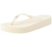 Tommy Hilfiger Tongs Femme Beach Sandal Claquettes, Blanc (Calico), 39