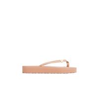 Tommy Hilfiger Tongs Femme Elevated Chic Beach Sandal à Talon Compensé, Marron (Claystone), 40
