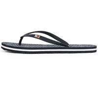 Tommy Hilfiger Tongs Femme Strap Beach Sandals avec Logo, Bleu (Space Blue), 39