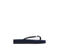 Tommy Hilfiger Tongs Femme Elevated Chic Beach Sandal à Talon Compensé, Bleu (Space Blue), 40