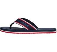 Tommy Hilfiger Tongs Homme Comfort Beach Sandal avec Logo, Bleu (Desert Sky), 42
