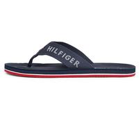 TOMMY HILFIGER Tongs bleu marine / blanc, Taille 40