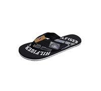 Tommy Hilfiger Tongs Homme Essential TH Beach Sandal Claquettes, Noir (Black), 44 EU