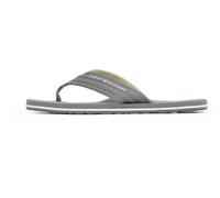 Tommy Hilfiger Tongs Homme Nyc Beach Sandal avec Logo, Gris (Universal Grey), 40
