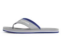 Tommy Hilfiger Tongs Homme Padded Comfort Sandal avec Logo, Gris (Universal Grey), 43
