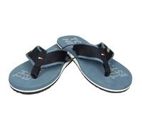 Tommy Hilfiger Tongs homme pantoufle de piscine de plage avec dentelle en tissu beachwear article XM0XM02885, DBX Blur coast, 43