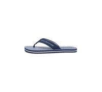 TOMMY HILFIGER Tongs 'ITHACA' bleu foncé / blanc, Taille 37