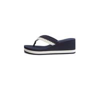 Tommy Hilfiger Sandales d'été en crochet pour femme Th Wedge FW0FW09420 - Bleu - Pointure 40