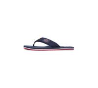 TOMMY HILFIGER Tongs marine / sépia / rouge, Taille 43