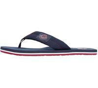 Tommy Hilfiger Tongs Patch Hilfiger Beach Sandal FM0FM05804 pour homme, bleu (ciel du désert), pointure 7