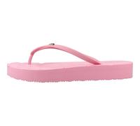 Tommy Hilfiger - Tongs plateforme Repeat Logo - Femme - Chaussures - Rose - Taille: 36 EU