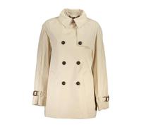 Tommy Hilfiger - Trench-coat en coton avec poches - Femme - Manteaux - Beige - Taille: 36 FR