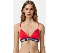 Tommy Jeans Unlined Triangle Bralette Rouge L Femme