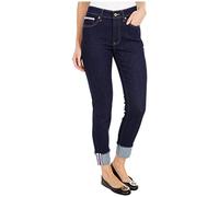 Tommy Hilfiger Tribeca Crop Skinny à Rayures pour Femme - Bleu - 44