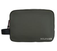 Tommy Hilfiger Trousse de toilette en piqué - Taille unique - Vert armée, vert, Trousse de toilette