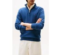 Tommy Hilfiger Troyer Medium Fit Sweater, Blue Taille: S | Pulls col roulé Outlet | Homme | Bleu