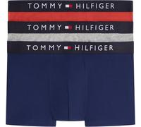 Tommy Hilfiger Trunk 3P UM0UM03900 Boxer pour Homme Gris (DRK Ash/PRP NVY/TR RD), XXL