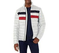 Tommy Hilfiger Ultra Loft Veste matelassée compacte pour homme, Bloc de couleur glacée, 3XL