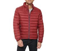 Tommy Hilfiger Ultra Loft Veste matelassée légère à ranger (standard et grande et haute) Manteau alternatif en duvet, Rouge/excursion, couleur unie (Getaway Solids), L