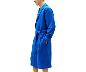 Tommy Hilfiger Um0Um03524 Peignoir gaufré pour homme Bleu roi Taille S
