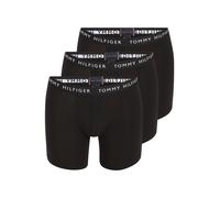 Tommy Hilfiger Boxers Lot de 3 Homme Sous-Vêtement, Noir (Black/Black/Black), S