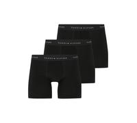 Tommy Hilfiger Boxers longs lot de 3 avec ceinture motif logo, Noir, Taille M