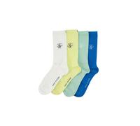 Tommy Hilfiger Underwear Chaussettes bleu clair / jaune pastel / vert clair / blanc, Taille 43-46