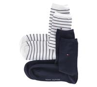 Tommy Hilfiger Underwear Chaussettes bleu foncé / rouge / blanc cassé, Taille 39-42