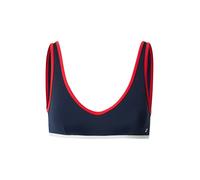 Tommy Hilfiger Underwear Hauts de bikini bleu foncé / rouge vif / blanc, Taille 75